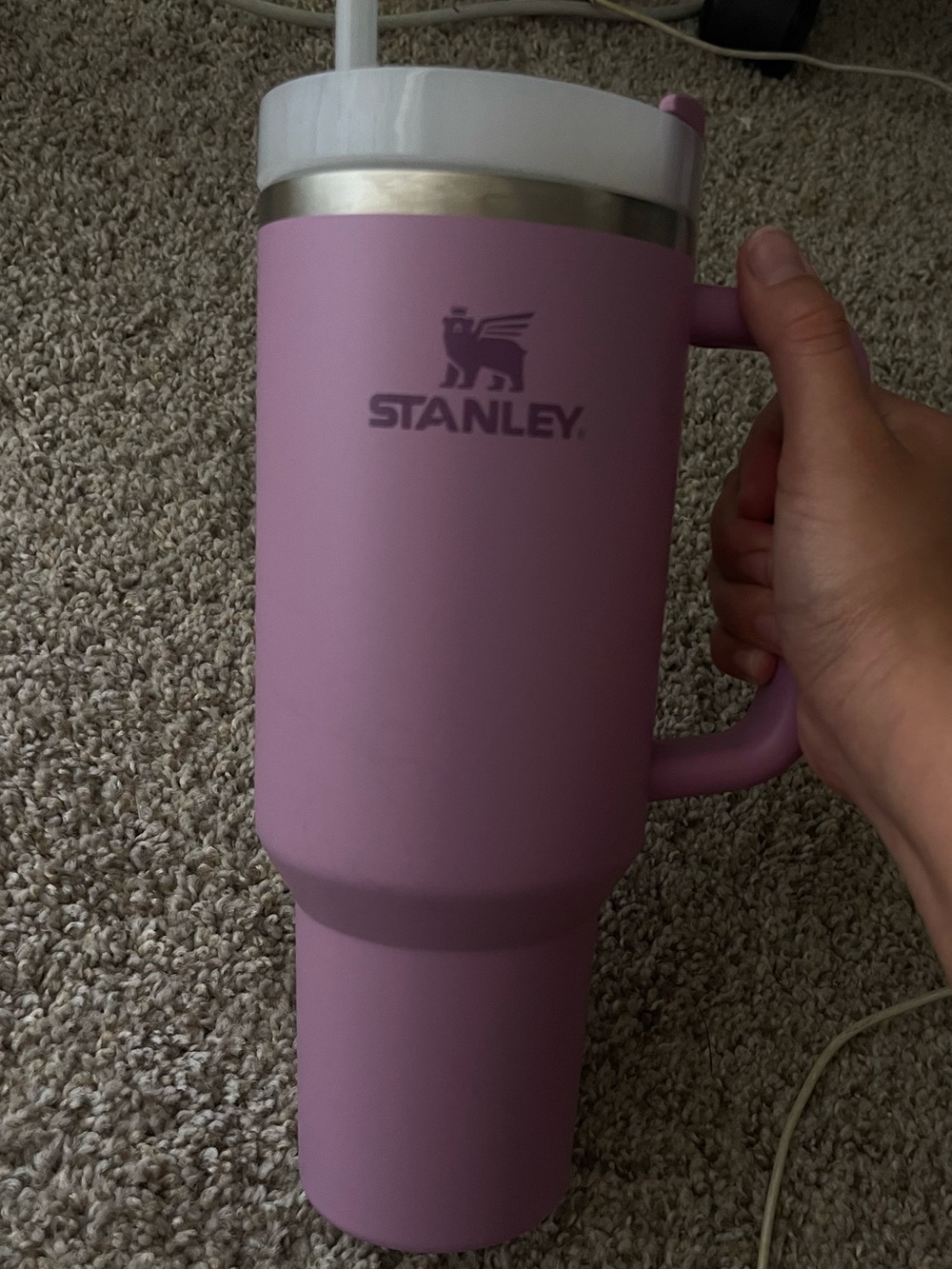 stanley quencher 40z purple corepower yoga collab cup